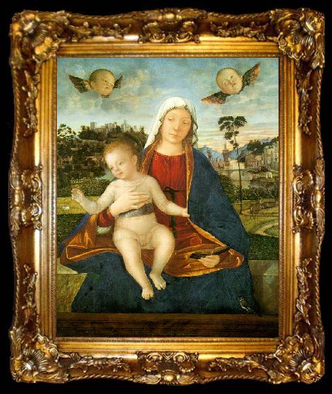 framed  Vittore Carpaccio Madonna and Blessing Child, ta009-2